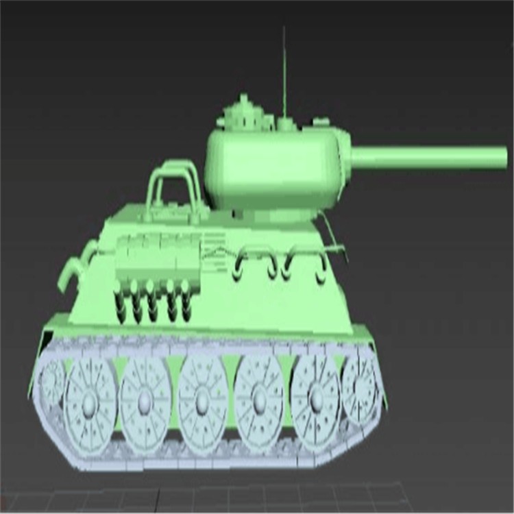 双河充气军用坦克模型